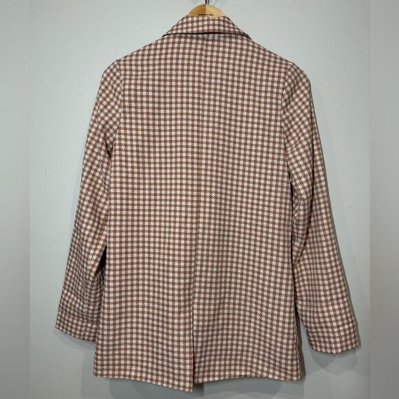 En Saison Pink Checkered Double BreastedBlazer Size S - Picture 6 of 7